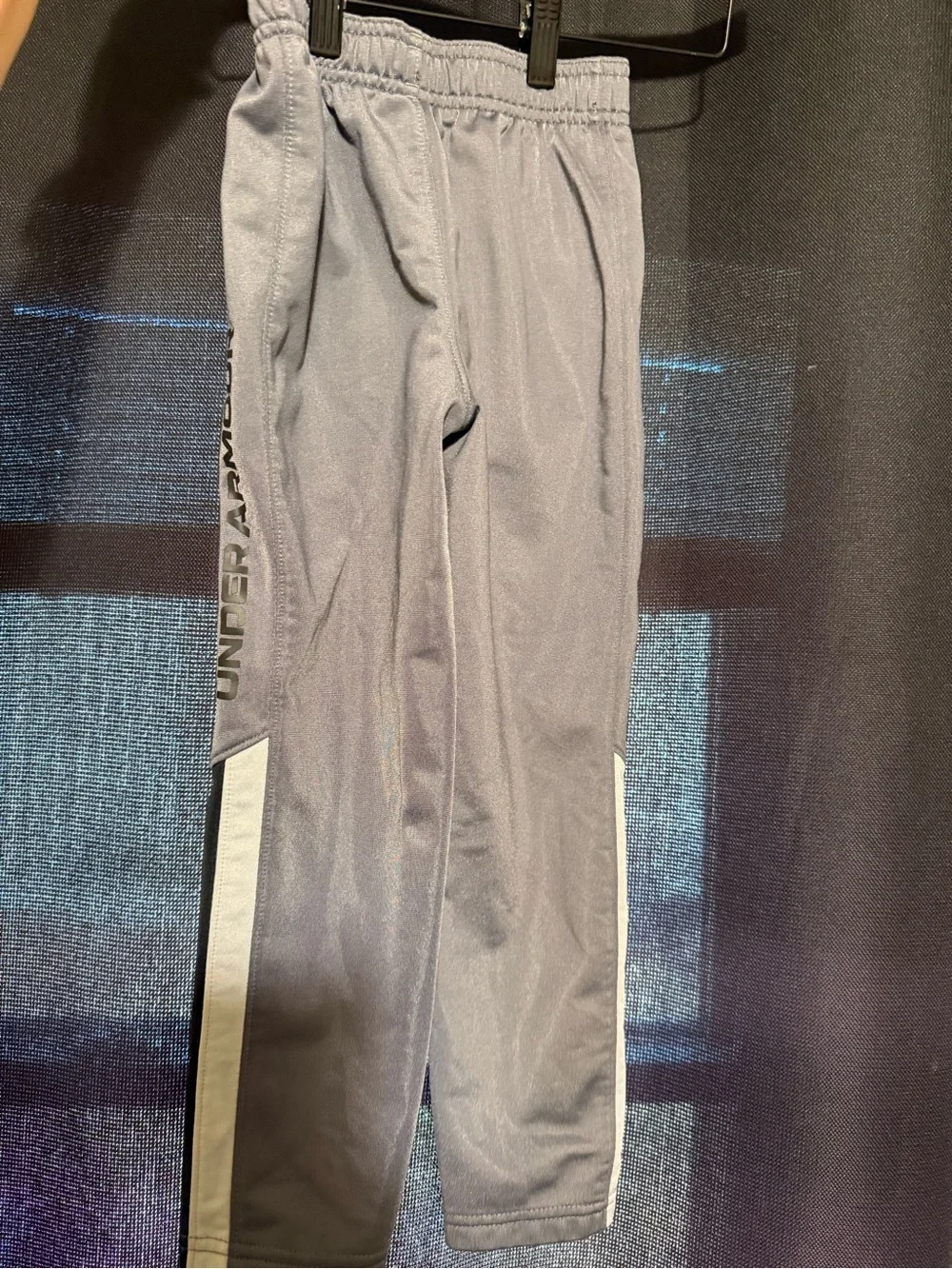 Under Armour Gray Kids' Joggers with Black Side Panels